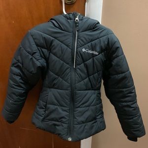 Girls Black Columbia Winter Jacket